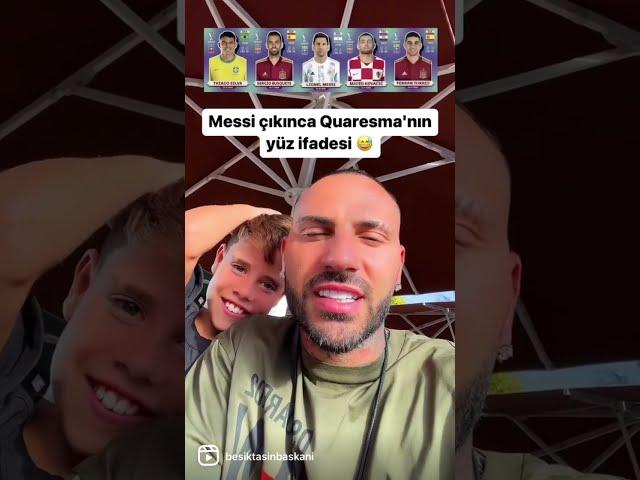 Messi çıkınca Quaresma  #Besiktas #Quaresma #Messi #Ronaldo