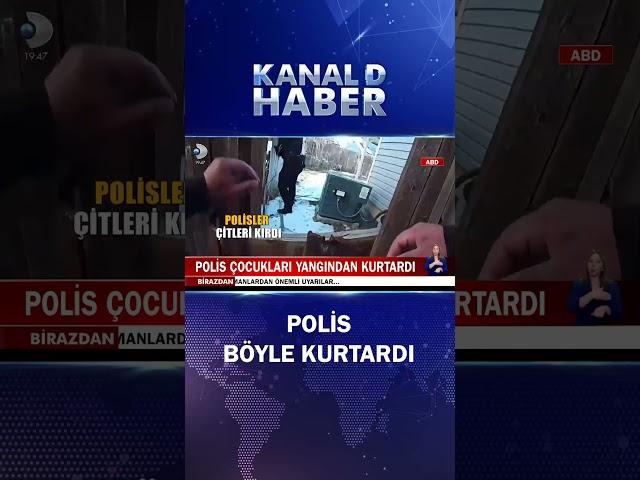 Yangında Mahsur Kalan Çocuklar Böyle Kurtarıldı!