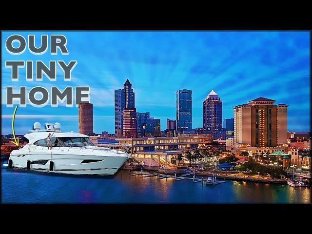 Travel Into DOWNTOWN Tampa with us on our COZY YACHT!