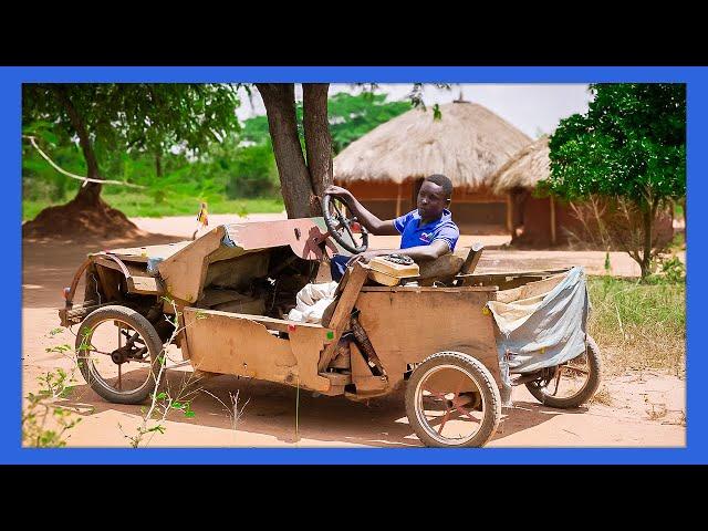 How this boy made the first car in his Village