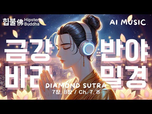 𝙈𝙪𝙨𝙞𝙘 | 금강경 (金剛經) 7장, 8장 (Diamond Sutra Ch. 7, 8) 지혜와 수명연장 힙불佛 Hipster Buddha | #불교음악 #불교