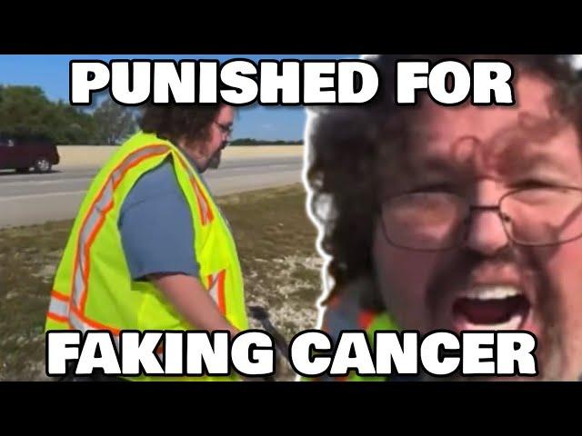 WHEN BOOGIE2988 HAD TO CLEAN TRASH OFF THE HIGHWAY FOR FAKING CANCER