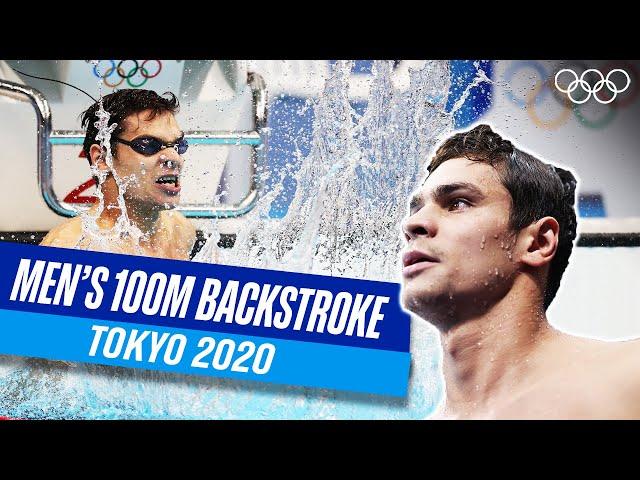 Is he winning his SECOND gold medal at Tokyo 2020? | Men's 100m Backstroke ‍️