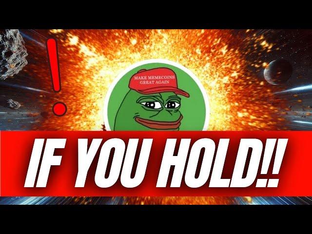 PEPE COIN IF YOU HOLD YOU NEED TO UNDERSTAND THIS COMPLETELY !! | PEPE COIN PRICE PREDICTION‼️