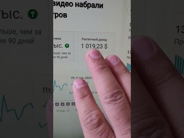 Доход за 5 млн просмотров на Ютубе | Заработок на Казахстанском контенте #монетизация #shorts