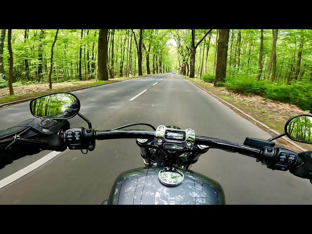 Harley-Davidson Breakout Morning Ride | Pure Engine Sound