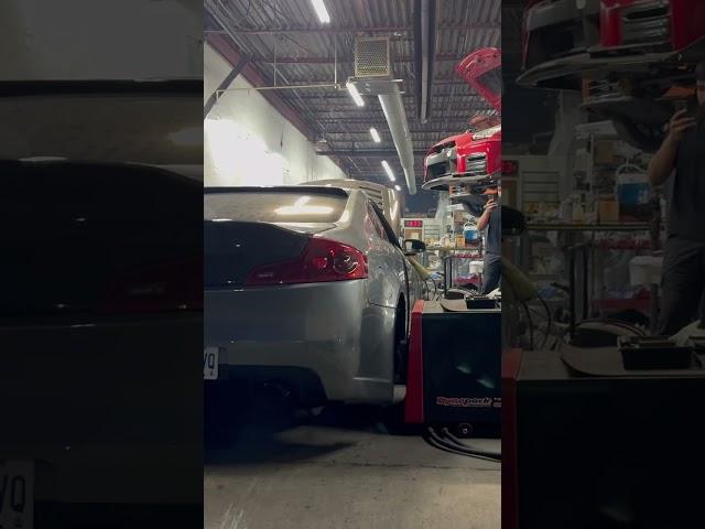 DYNO PULL!!! - SINGLE TURBO G35 coupe