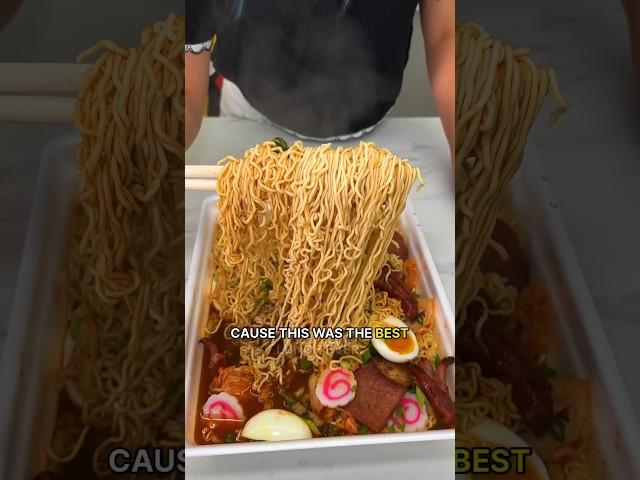 XL Ramen Noodles For One  #ramen #mukbang #noodles