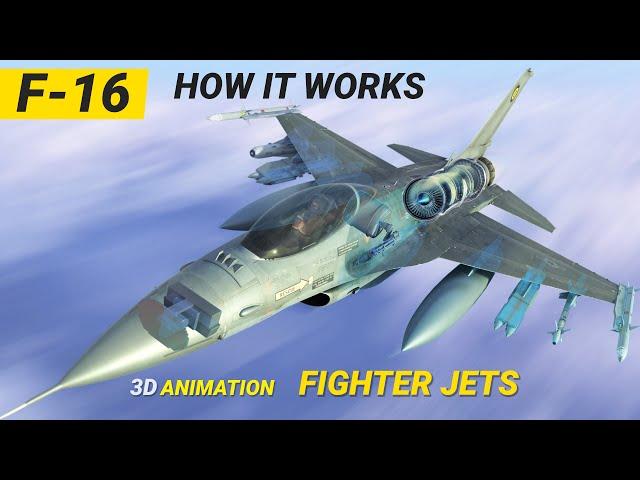 F-16 Fighter Jet How it Works | 4th Generation Multirole Fighter F16