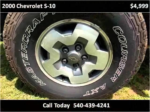 2000 Chevrolet S-10 Used Cars Maryland Washington DC VA