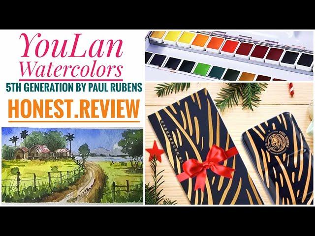 Best cheap artist grade watercolor set? YouLan - Paul Rubens 5th Generation paints REVIEW