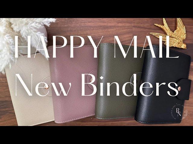 HAPPY MAIL | Unbox with Me | New Binder Setup from Cash Up with Grace