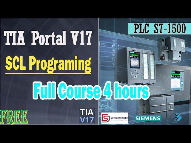 SCL Language Tutorial in TIA Portal V17 Full Course | PLC Siemens | HMI | Industrial Automation 2022