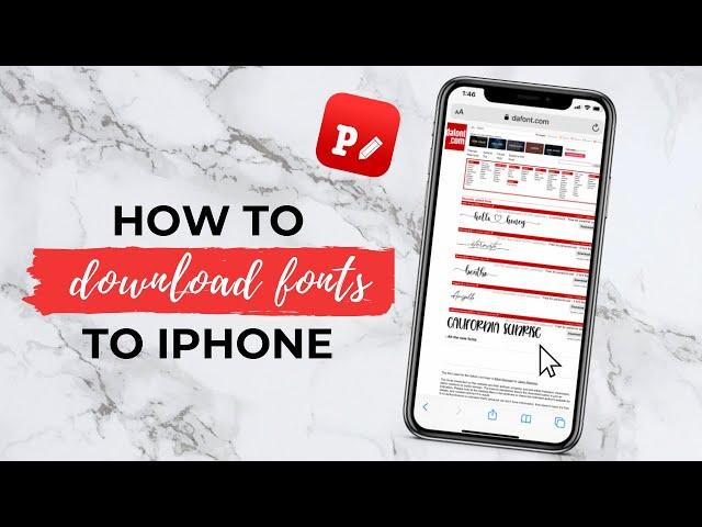 DAFONT TUTORIAL | How To Download Fonts onto iPhone 2020 (FREE Fonts!) // Download Fonts to PHONTO