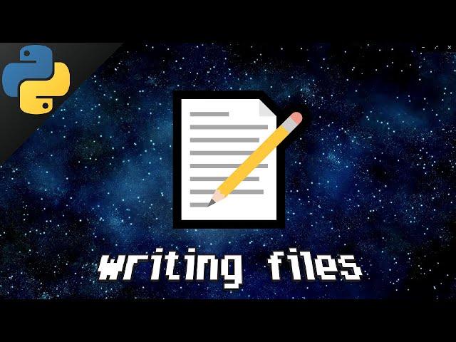 Python write a file 