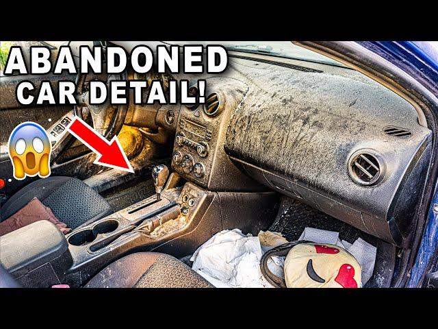 Cleaning an Abandoned BARN FIND Car! | INSANE Story | The Detail Geek