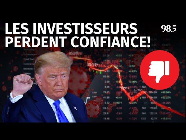 Pourquoi la bourse s’écroule malgré le recul de Trump?