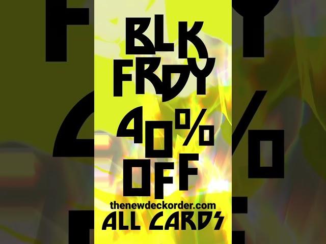 Enjoy 40% off all products on the NDO store for Black Friday! Sale lasts until Monday 2359 (GMT).