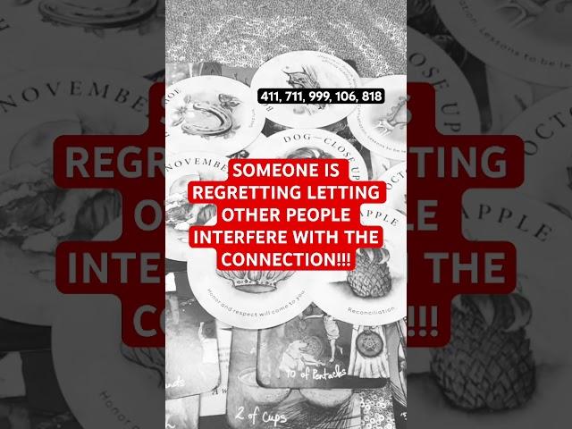 SOMEONE IS REALIZING THEY LET OTHER PEOPLE EFFECT THEIR CONNECTION WITH YOU! 
