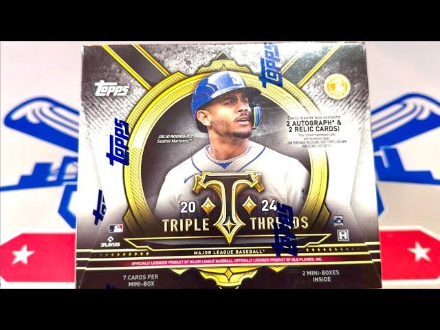 NEW RELEASE!  2024 TRIPLE THREADS BASEBALL CARDS IS BACK!