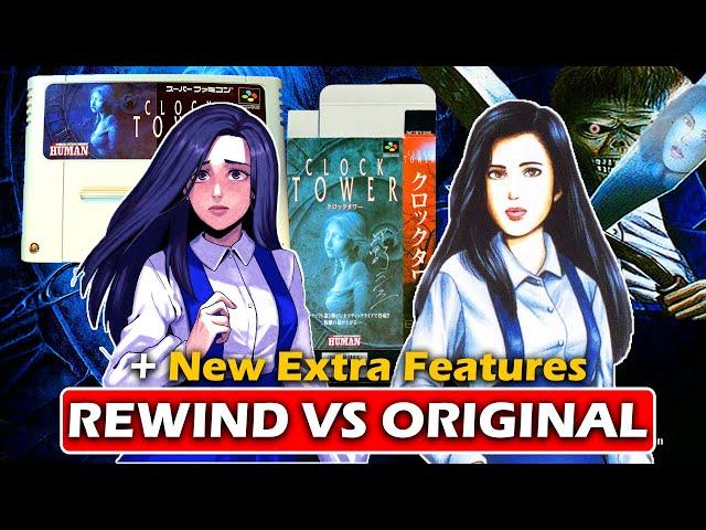 CLOCK TOWER REWIND Vs ORIGINAL Mode Comparison, New Extra Features & Credits Song Showcases