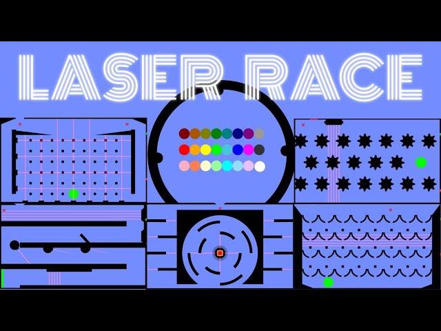 24 Marble Race EP. 16: Laser Race (by Algodoo)