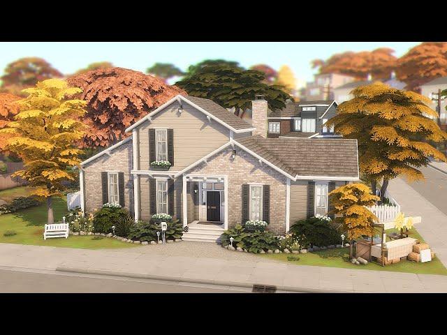 The Sims 4 Home Chef Hustle |  Small family Home with Lemonade Stand noCC