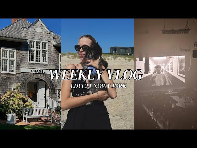 Weekly vlog-wycieczka do Hamptons, koncert Kygo, zlecenie dla marki activewear.