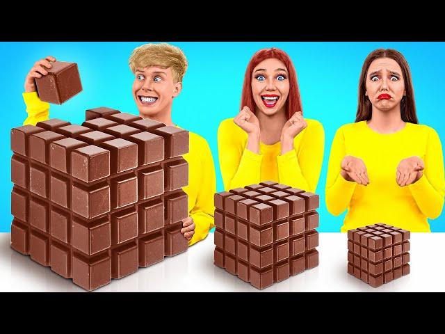 Велика, Середня або Маленька тарілка Челендж | Смішні ситуації від Multi DO Challenge