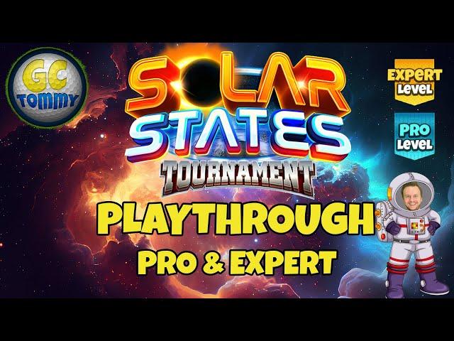 PRO EXPERT Playthrough, Hole 1-9 - Solar States Tournament! *Golf Clash Guide*