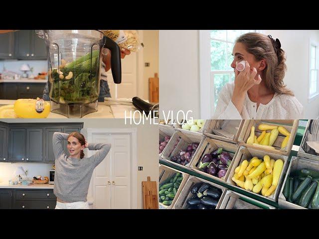 spend a few days at home with me | getting back into a routine, farmers market, new dinner recipe