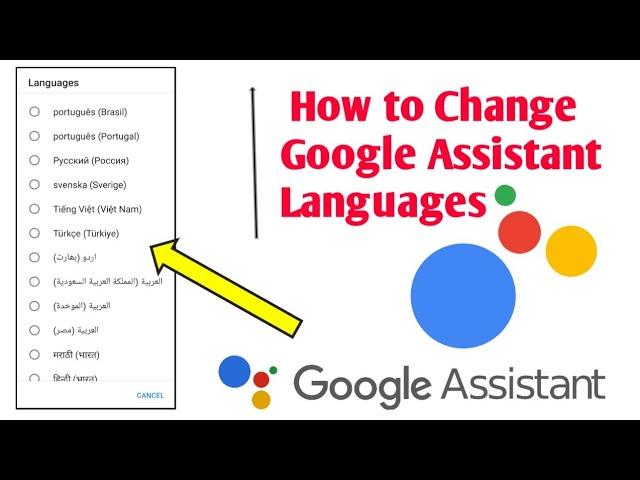 How to change google assistant Languages | How do I change my Google language assistant English