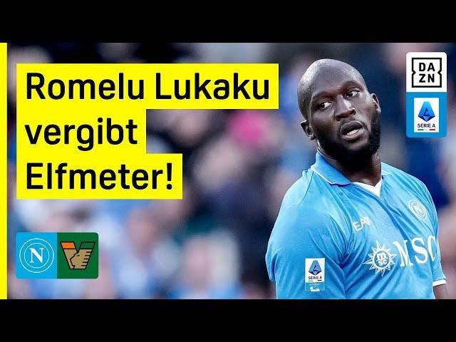 Lukaku enttäuscht! Raspadori erlöst Tifosi: Neapel - Venedig | Serie A | DAZN Highlights