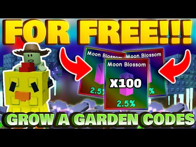 *NEW* Grow a Garden Codes for Moon Blossom | How to get FREE MOON BLOSSOM in Grow a Garden 2025!