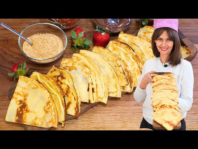 PANCAKES - Tricks For Perfectly Soft, Even Beginners Succeed 100 Percent