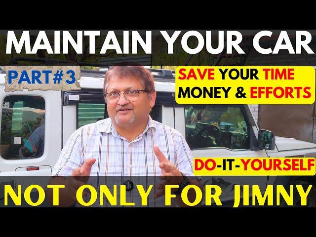 ESSENTIAL DIY (PART3) MAINTENANCE FOR JIMNY AND ALL CARS #jimny #diy #automobile