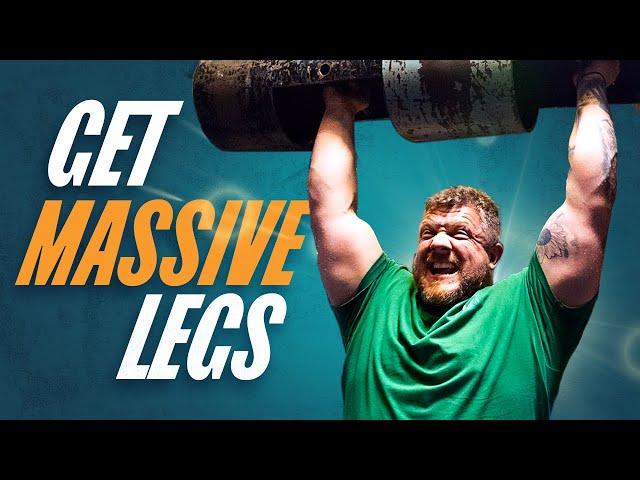 Europe's Strongest Man's ULTIMATE Leg & Log Workout with Sets and Reps