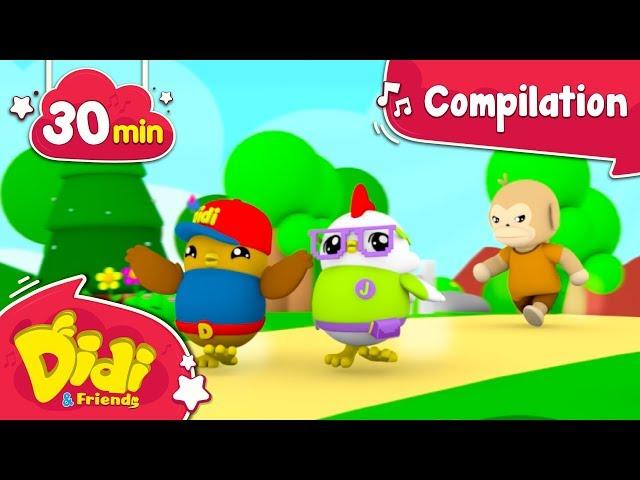 Nursery Rhymes & Kids Songs Compilation | Didi & Friends English | Here Comes Mon