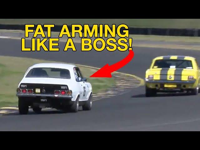 MAJESTIC DRIVE! Awesome Torana Driver POWERS through the field.