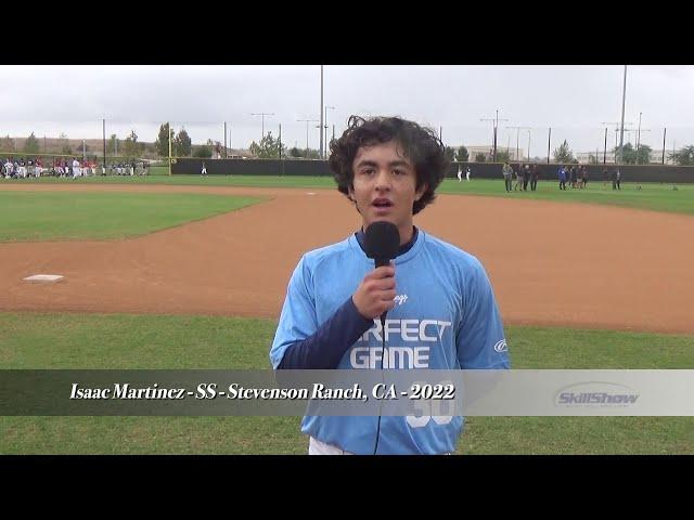 Isaac Martinez - SS - Stevenson Ranch, CA - 2022