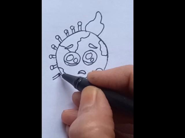 Emoji satisfying creative art. Save the planet #creativeart #art #shortsyoutube
