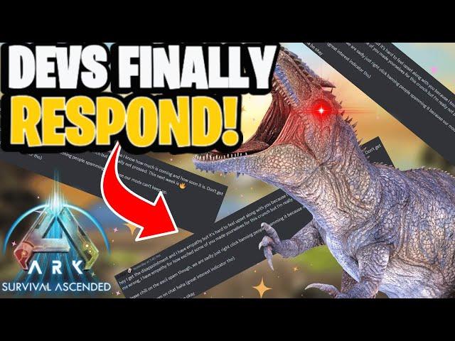 ARK SURVIVAL ASCENDED Devs Respond to insane BACKLASH!