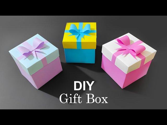 DIY Gift Box / How to make Gift Box? Easy Paper Crafts Idea / DIY gift box / gift box / how to make