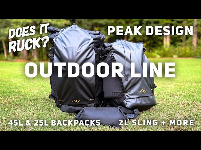 GET OUTSIDE with Peak Design Outdoor Line // Does it RUCK?