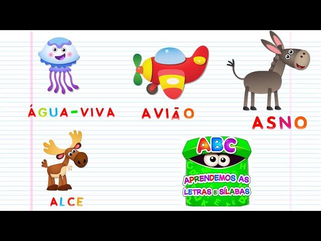 Super Abc Bini Bambini, ABC das caixas, alfabetização, letra A