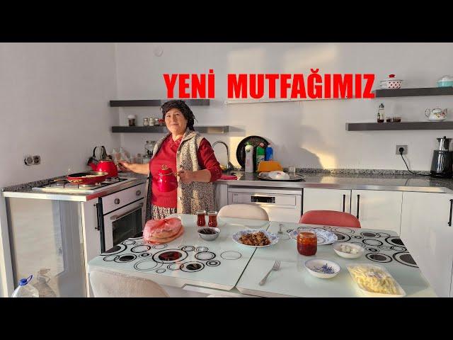 YENİ MUTFAĞIMIZDA SABAH TELAŞASI HATİCE HANIM NELER HAZIRLIYOR