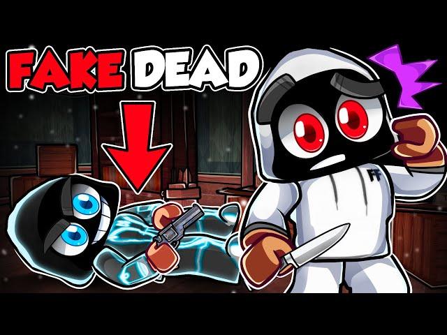 PRETENDING To Be DEAD In Roblox Murder Mystery 2!