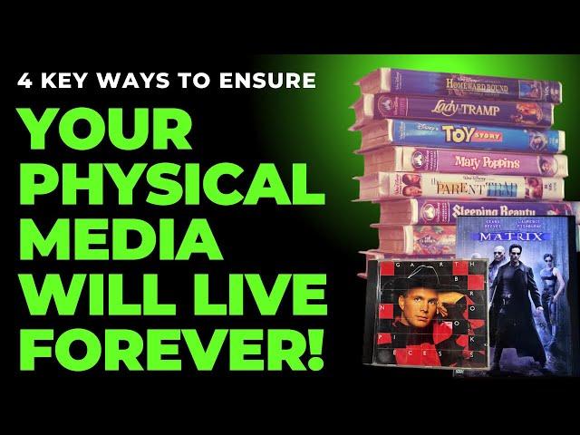 Preserving the life of your PHYSICAL MEDIA (so it lasts forever) | CLEANING | STORAGE | HANDLING