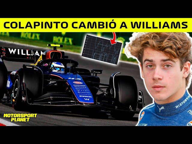 COMO COLAPINTO CAMBIÓ el TRABAJO en el EQUIPO WILLIAMS  Su LLEGADA FUE CLAVE  POR QUE?