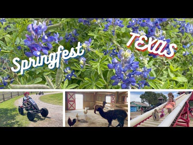 Spring Fest at the Dewberry Farms | Fun Day Outside for the Kids | Houston, Texas